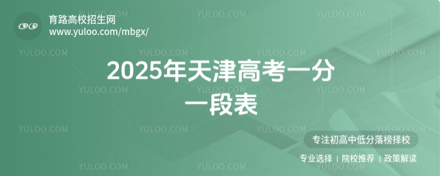 2025年天津高考一分一段表