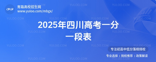 2025年四川高考一分一段表