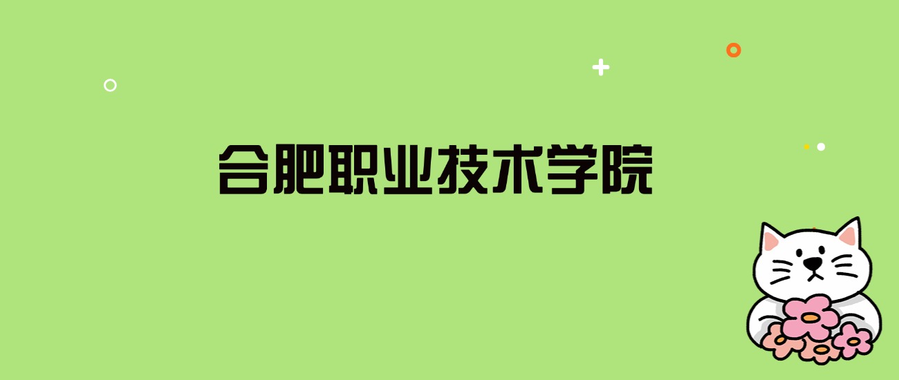 2024年合肥职业技术学院录取分数线是多少？看全国7省的最低分
