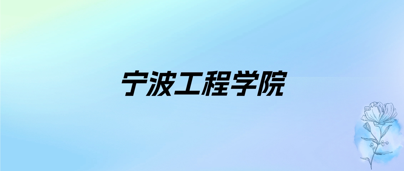 2024年宁波工程学院学费明细：一年4800-28000元（各专业收费标准）