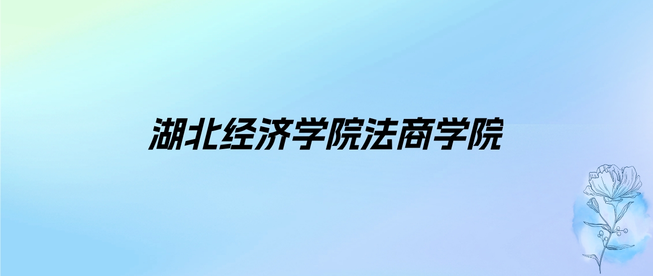 2024年湖北经济学院法商学院学费明细：一年9000-24000元（各专业收费标准）