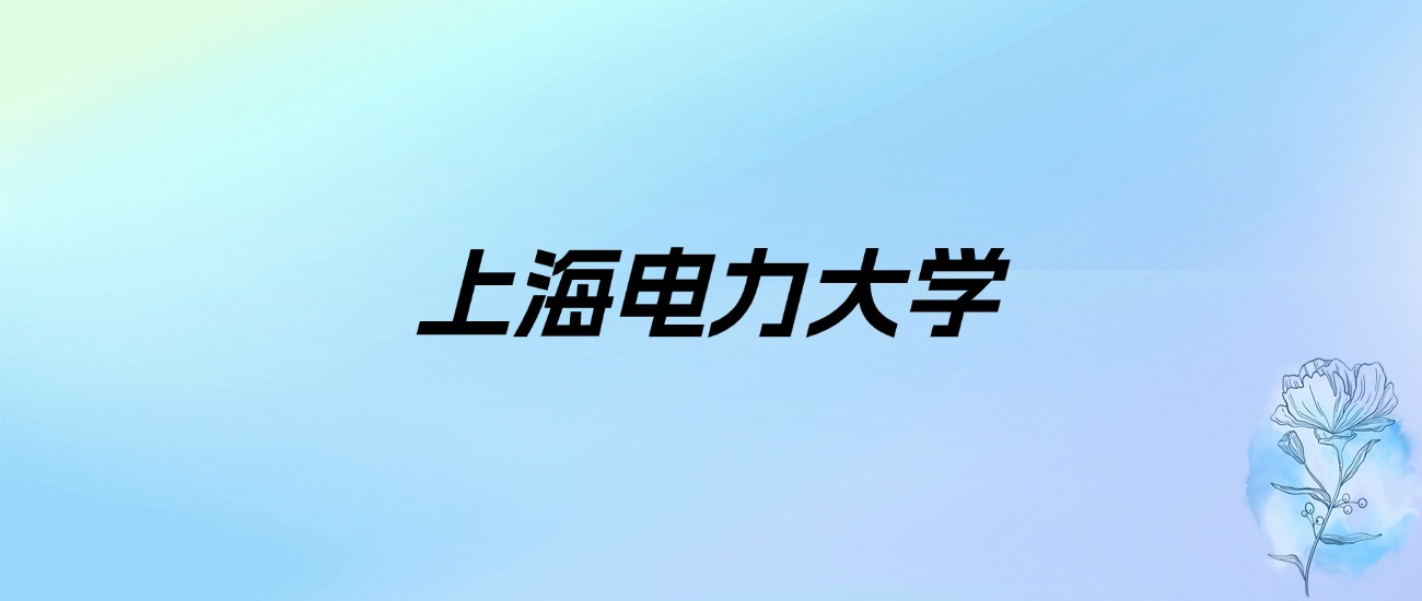 2024年上海电力大学学费明细：一年6500-21000元（各专业收费标准）