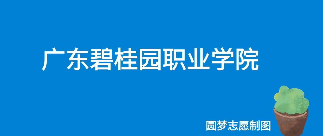 2024广东碧桂园职业学院录取分数线（全国各省最低分及位次）