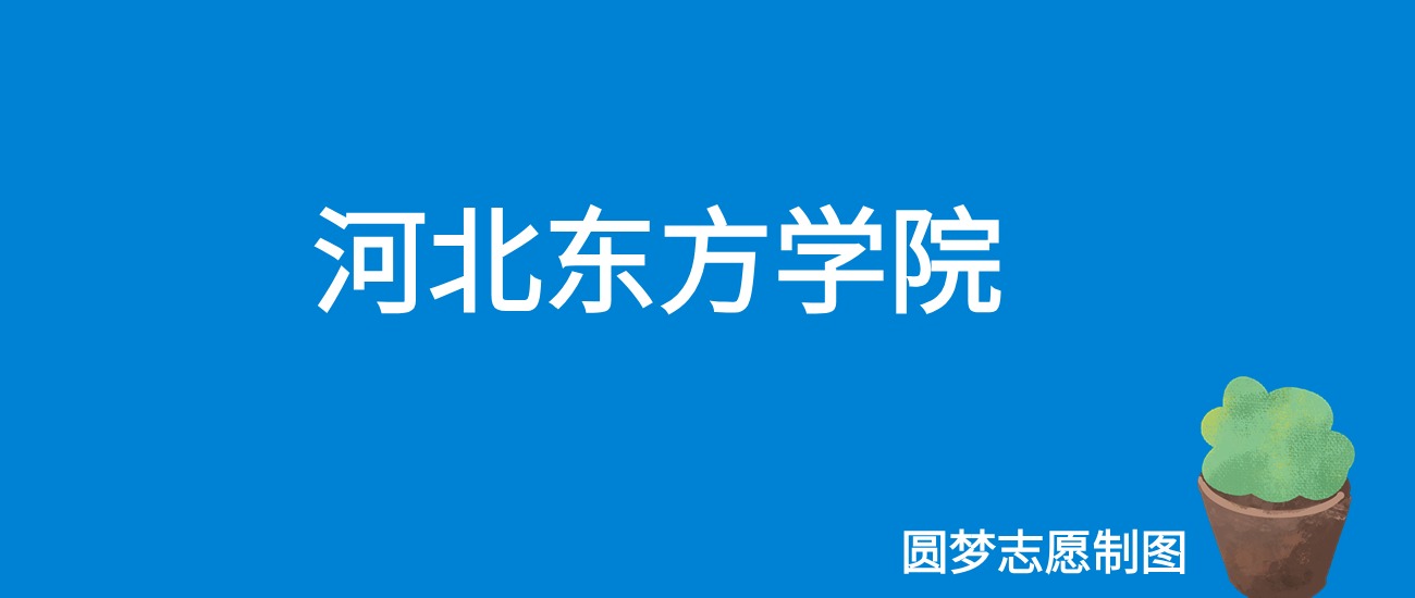 2024河北东方学院录取分数线（全国各省最低分及位次）
