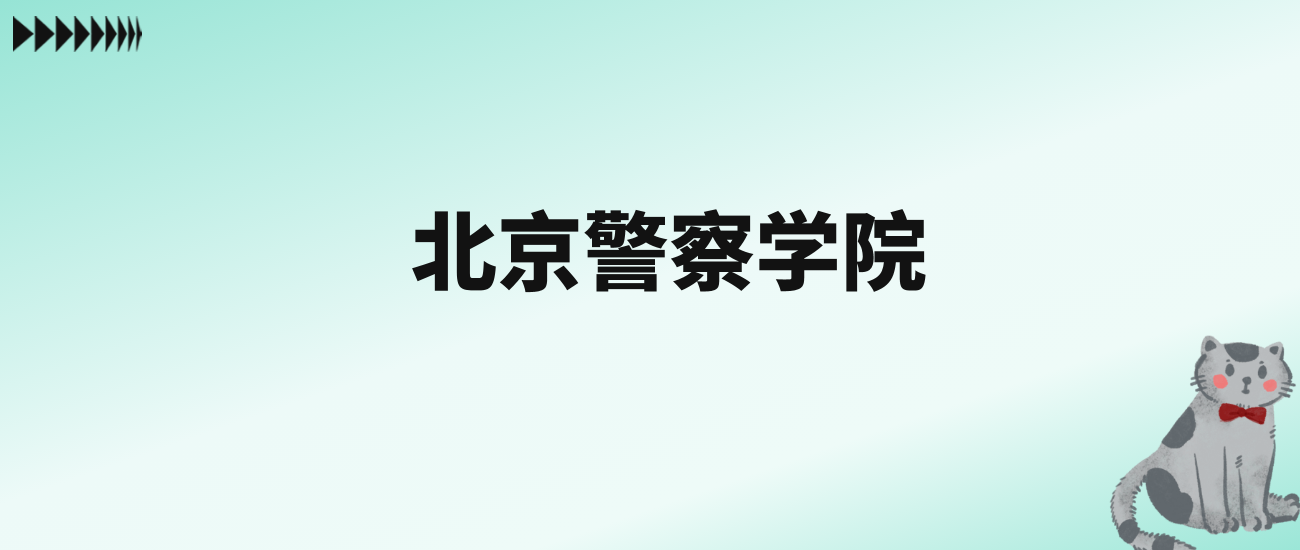 张雪峰评价北京警察学院：看全国排名